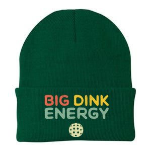 Big Dink Energy Pickleball Funny Pickle Ball Lover Retro Knit Cap Winter Beanie