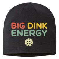 Big Dink Energy Pickleball Funny Pickle Ball Lover Retro Sustainable Beanie