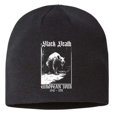 Black Death European Plague Rat Medieval History Goth Sustainable Beanie