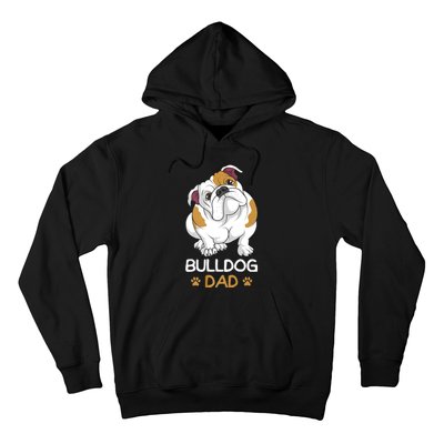 Bulldog Dad Funny English Bulldog Dog Owner Hoodie