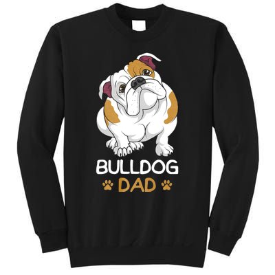 Bulldog Dad Funny English Bulldog Dog Owner Sweatshirt