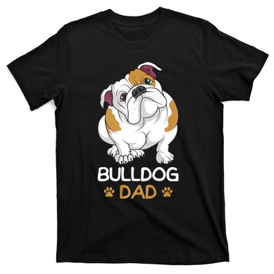 Bulldog Dad Funny English Bulldog Dog Owner T-Shirt