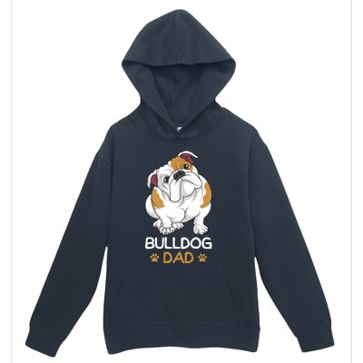 Bulldog Dad Funny English Bulldog Dog Owner Urban Pullover Hoodie