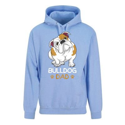 Bulldog Dad Funny English Bulldog Dog Owner Unisex Surf Hoodie