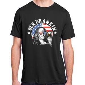 Ben Drankin Funny 4th Of July Patriotic Gift Adult ChromaSoft Performance T-Shirt