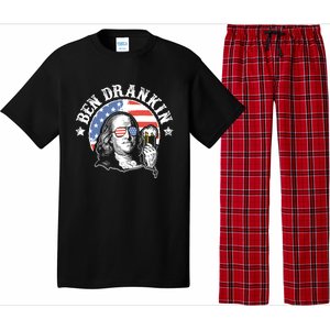 Ben Drankin Funny 4th Of July Patriotic Gift Pajama Set