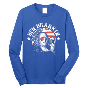 Ben Drankin Funny 4th Of July Patriotic Gift Long Sleeve Shirt