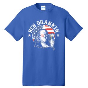 Ben Drankin Funny 4th Of July Patriotic Gift Tall T-Shirt