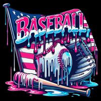 Baseball Drip For Ice Cream Drip Bat Baseball Womens Tank Top