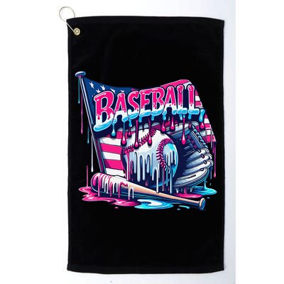 Baseball Drip For Ice Cream Drip Bat Baseball Golf Towel