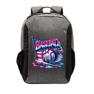 Baseball Drip For Ice Cream Drip Bat Baseball Vector Backpack