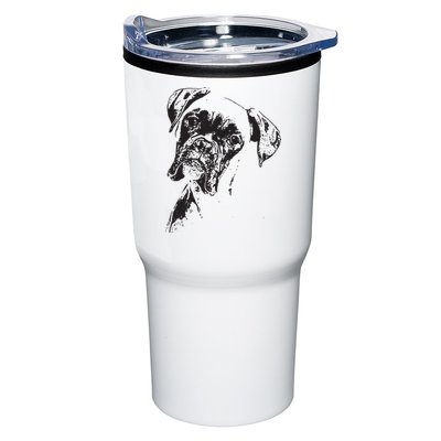 BOXER DOG FACE DOG LOVERS BOXER DOG GIFT Tumbler