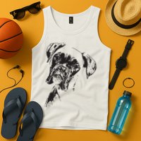 BOXER DOG FACE DOG LOVERS BOXER DOG GIFT Tank Top
