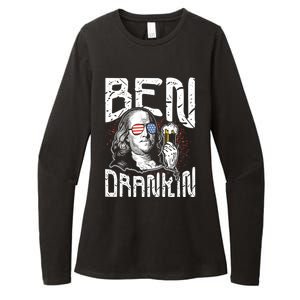 Ben Drankin Funny 4th Of July President Graphic Meaningful Gift Womens CVC Long Sleeve Shirt