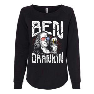 Ben Drankin Funny 4th Of July President Graphic Meaningful Gift Womens California Wash Sweatshirt