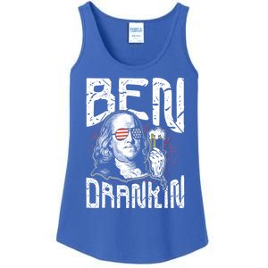 Ben Drankin Funny 4th Of July President Graphic Meaningful Gift Ladies Essential Tank