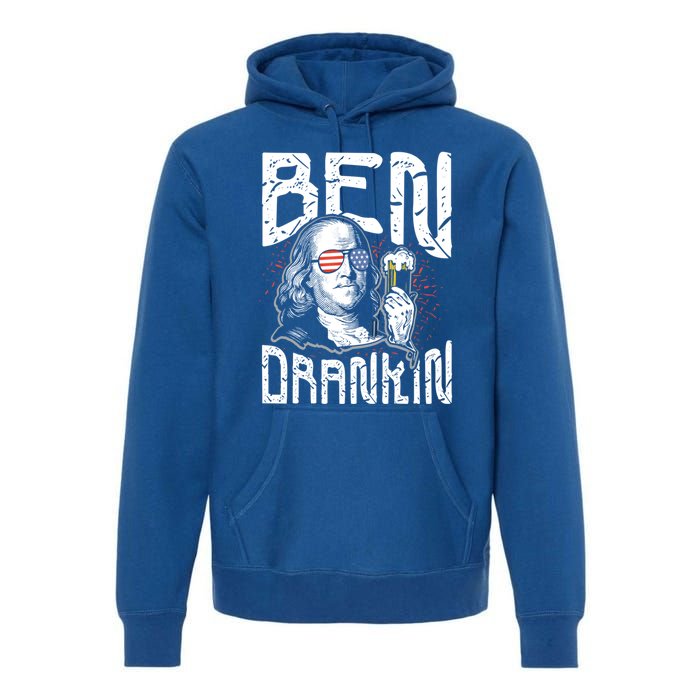 Ben Drankin Funny 4th Of July President Graphic Meaningful Gift Premium Hoodie