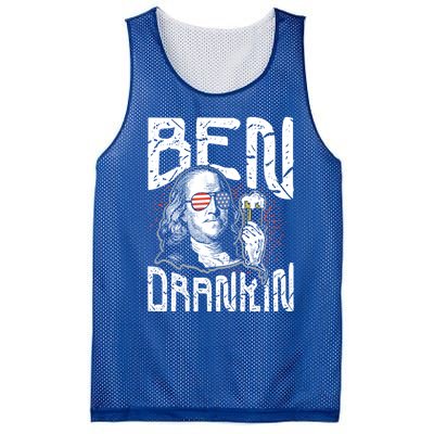 Ben Drankin Funny 4th Of July President Graphic Meaningful Gift Mesh Reversible Basketball Jersey Tank