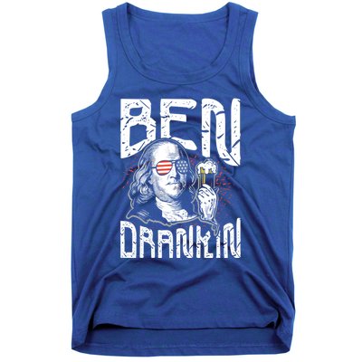 Ben Drankin Funny 4th Of July President Graphic Meaningful Gift Tank Top