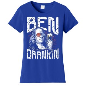 Ben Drankin Funny 4th Of July President Graphic Meaningful Gift Women's T-Shirt