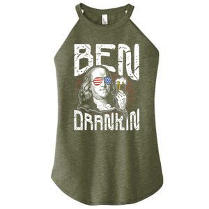 Ben Drankin Funny 4th Of July President Graphic Meaningful Gift Women's Perfect Tri Rocker Tank