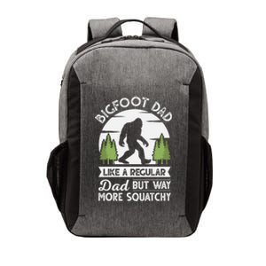 Bigfoot Dad Funny Sasquatch Bigfoot Fathers Day Vector Backpack