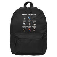 Birds Drone Field Guide They Aren’T Real 16 in Basic Backpack