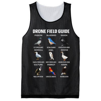 Birds Drone Field Guide They Aren’T Real Mesh Reversible Basketball Jersey Tank