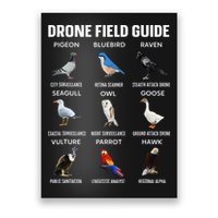 Birds Drone Field Guide They Aren’T Real Poster