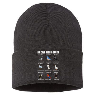 Birds Drone Field Guide They Aren’T Real Sustainable Knit Beanie