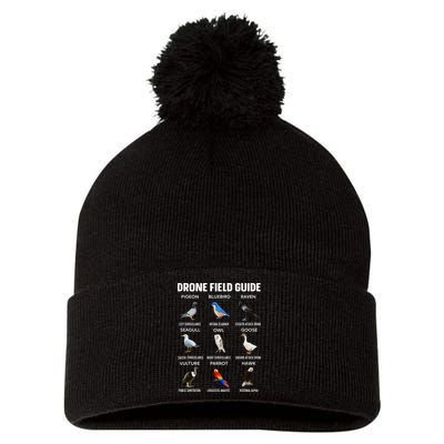 Birds Drone Field Guide They Aren’T Real Pom Pom 12in Knit Beanie