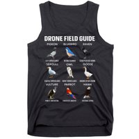 Birds Drone Field Guide They Aren’T Real Tank Top