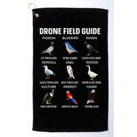 Birds Drone Field Guide They Aren’T Real Golf Towel
