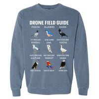 Birds Drone Field Guide They Aren’T Real Garment-Dyed Sweatshirt