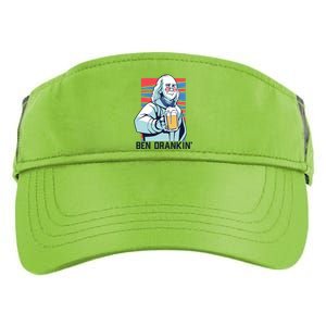 Ben Drankin Funny Ing Benjamin Franklin Meme July 4th Cool Gift Adult Drive Performance Visor