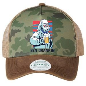 Ben Drankin Funny Ing Benjamin Franklin Meme July 4th Cool Gift Legacy Tie Dye Trucker Hat