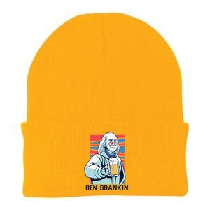 Ben Drankin Funny Ing Benjamin Franklin Meme July 4th Cool Gift Knit Cap Winter Beanie