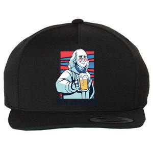 Ben Drankin Funny Ing Benjamin Franklin Meme July 4th Cool Gift Wool Snapback Cap