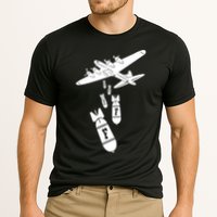 Bomber Dropping F Bombs Funny retro boy Cooling Performance Crew T-Shirt