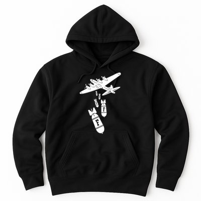 Bomber Dropping F Bombs Funny retro boy Hoodie
