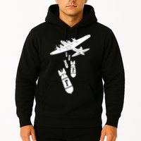 Bomber Dropping F Bombs Funny retro boy Hoodie