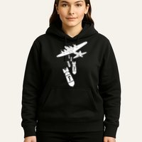 Bomber Dropping F Bombs Funny retro boy Hoodie