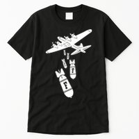 Bomber Dropping F Bombs Funny retro boy Tall T-Shirt