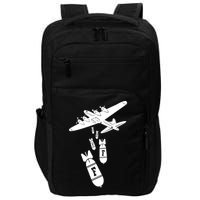 Bomber Dropping F Bombs Funny retro boy Impact Tech Backpack