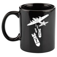 Bomber Dropping F Bombs Funny retro boy 11oz C Handle Ceramic Mug