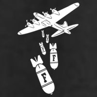 Bomber Dropping F Bombs Funny retro boy Hat