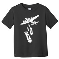 Bomber Dropping F Bombs Funny retro boy Toddler T-Shirt