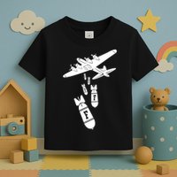Bomber Dropping F Bombs Funny retro boy Toddler T-Shirt