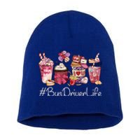 Bus Driver Funny Coffee Hearts Happy Valentines Day Gift Short Acrylic Beanie