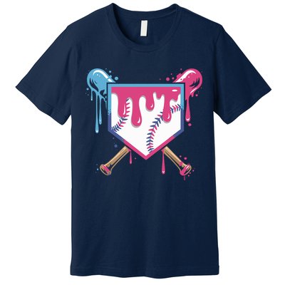 Baseball Drip FIce Cream Drip Baseball Premium T-Shirt